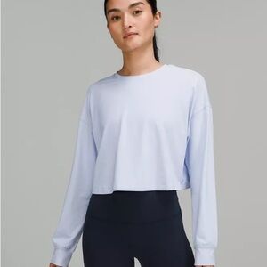 Lululemon Athletica Light Blue Crop Top